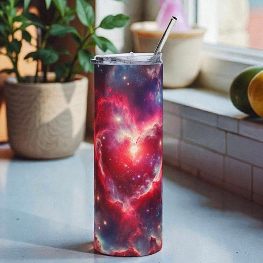 Cosmic Heart Nebula Tumbler - 'Cosmic Love' - 20oz