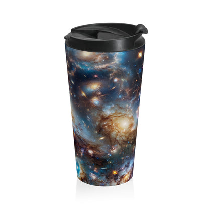 Cosmic Travel Mug - 'Frosted Galaxy' - 15oz