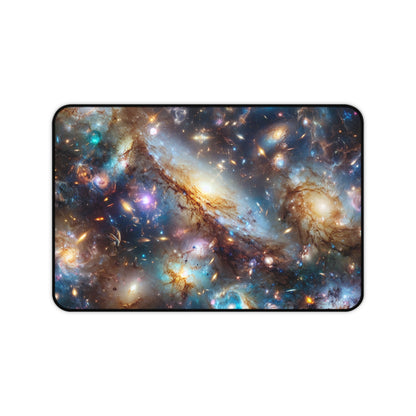 Galaxy Desk Mat - 'Frosted Galaxy' - Cosmic Gaming & Office Decor