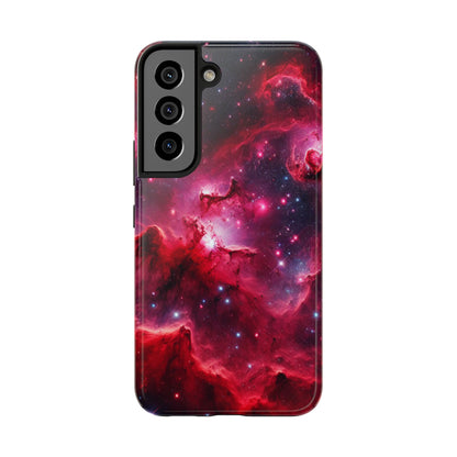 Red Galaxy Phone Case - 'Passion Nebula'