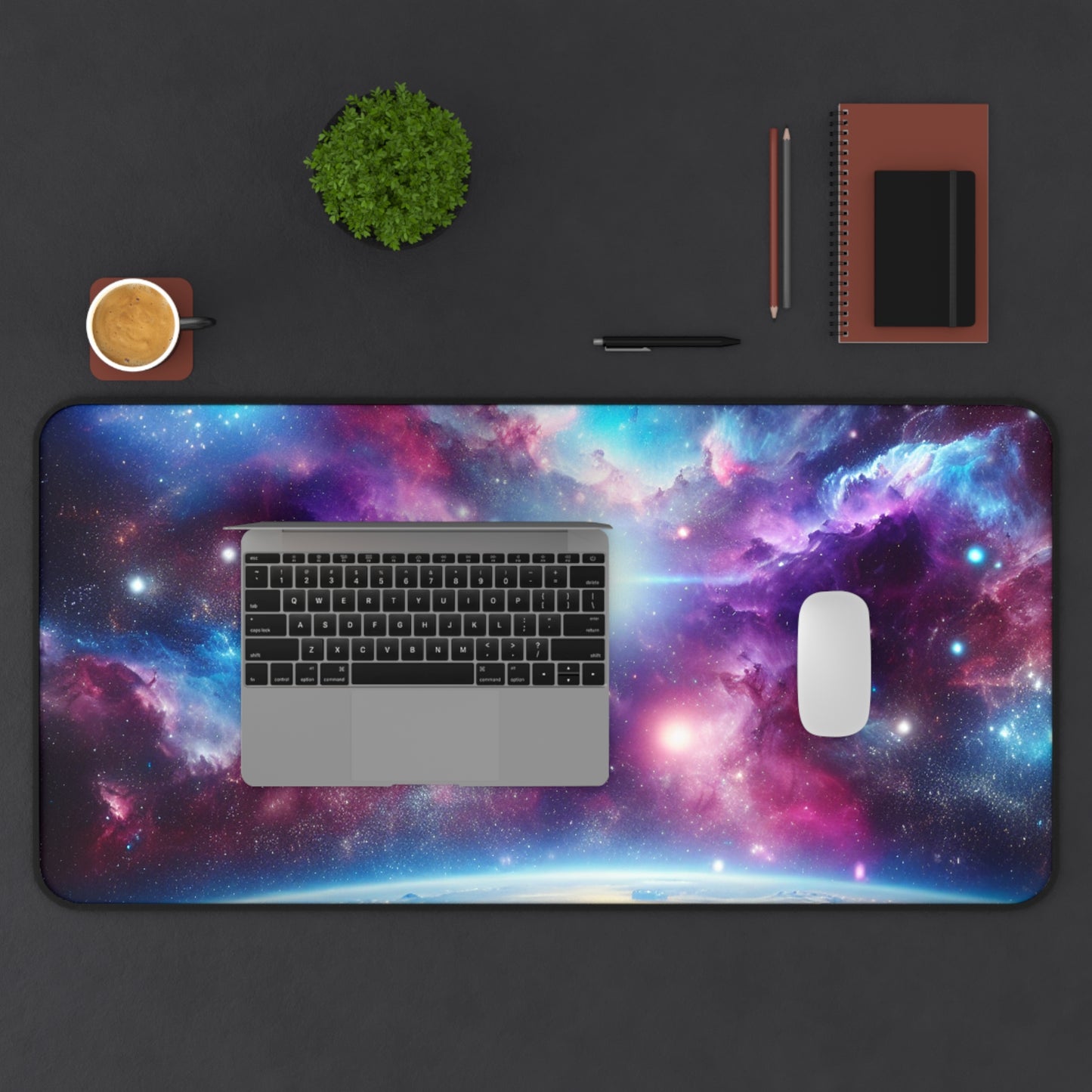 Galaxy Desk Mat - 'Dreamspace' - Cosmic Gaming & Office Decor