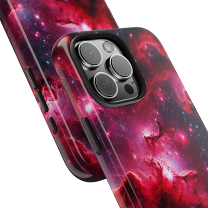 Red Galaxy Phone Case - 'Passion Nebula'