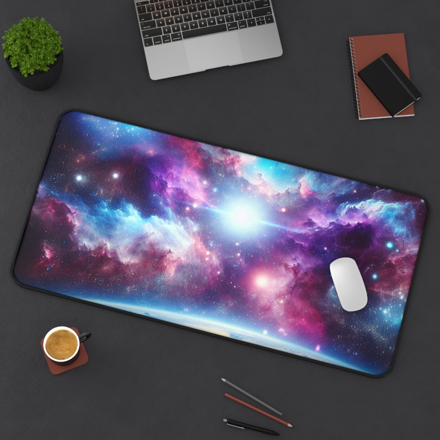 Galaxy Desk Mat - 'Dreamspace' - Cosmic Gaming & Office Decor