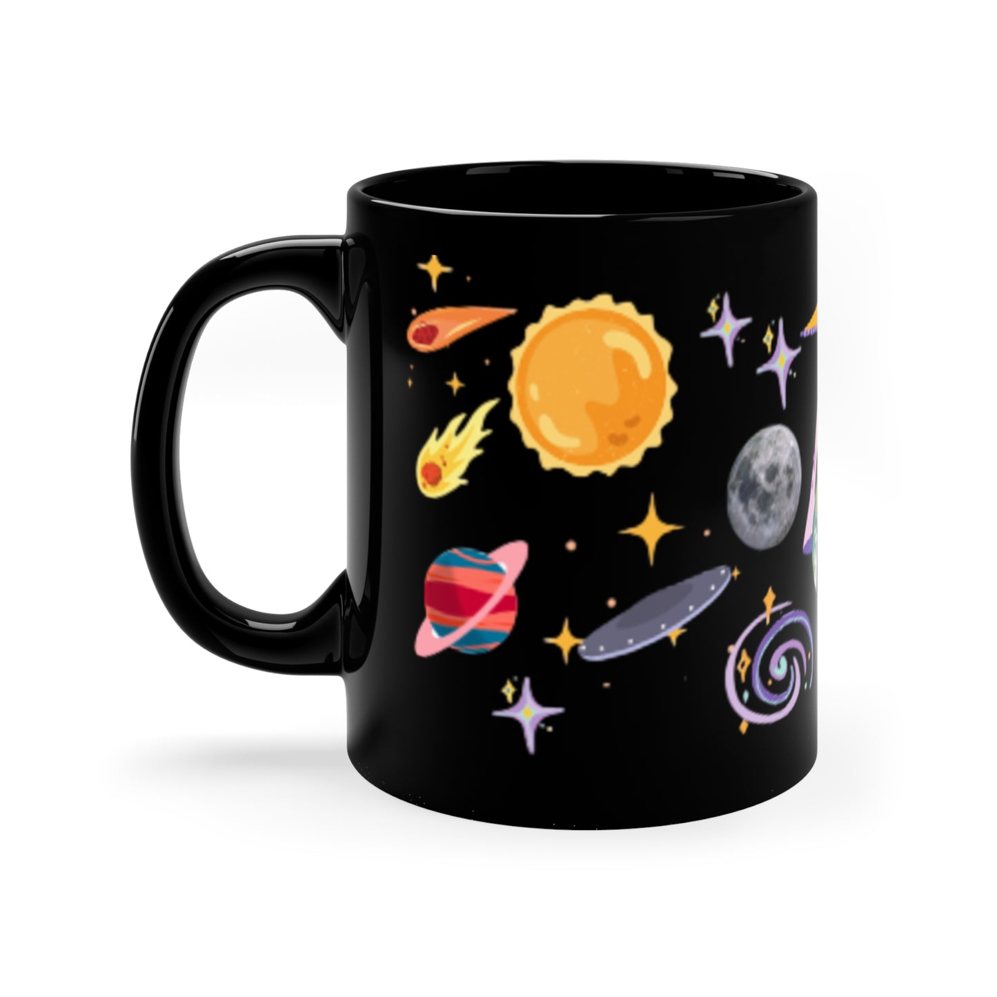 Galactic Space Themed Mug - 'Cosmic Overload' - 11oz