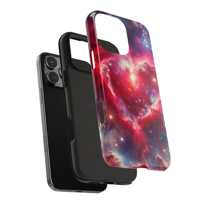 Heart Nebula Phone Case - 'Cosmic Love' Galaxy