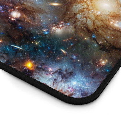 Galaxy Desk Mat - 'Frosted Galaxy' - Cosmic Gaming & Office Decor