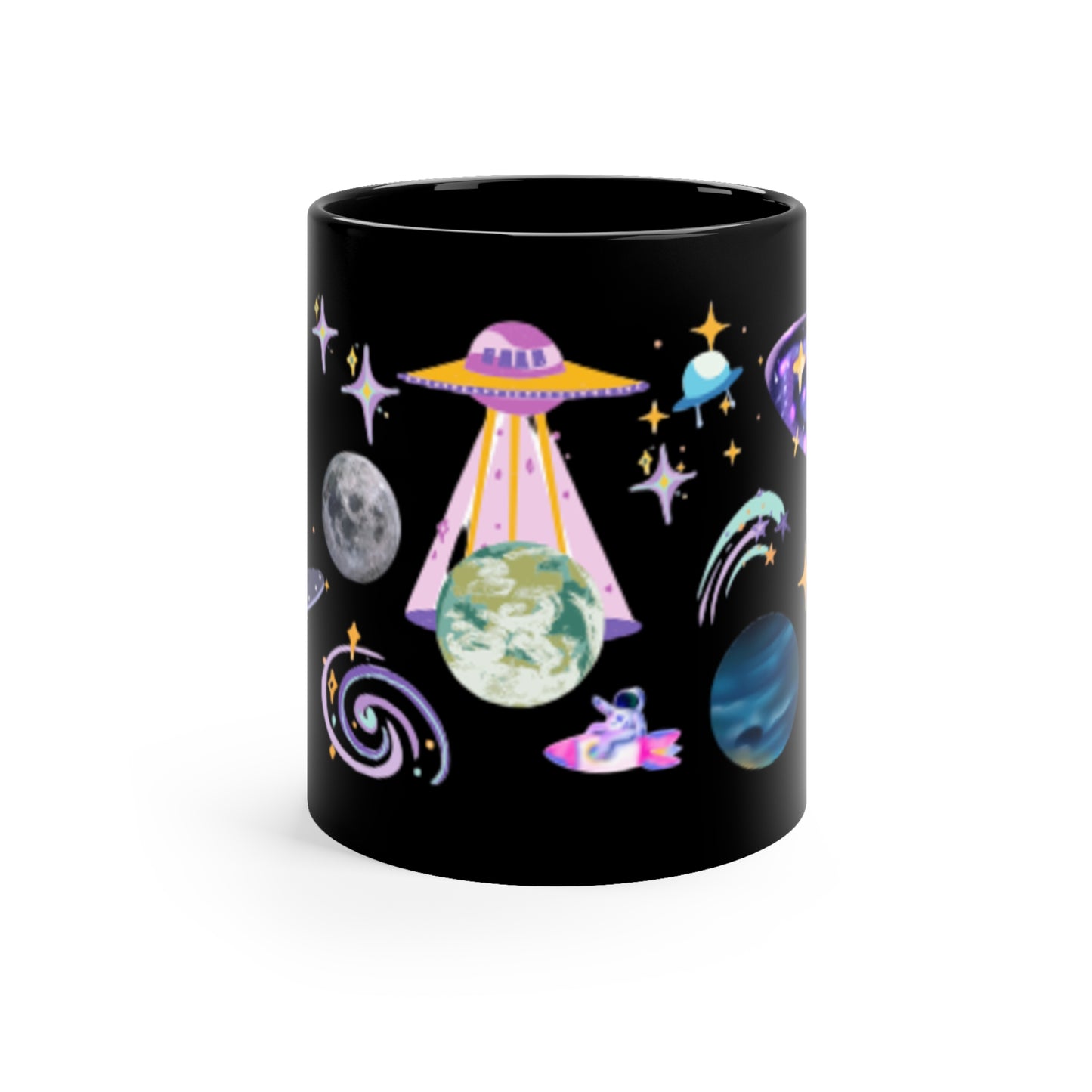 Galactic Space Themed Mug - 'Cosmic Overload' - 11oz