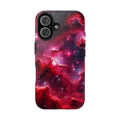 Red Galaxy Phone Case - 'Passion Nebula'