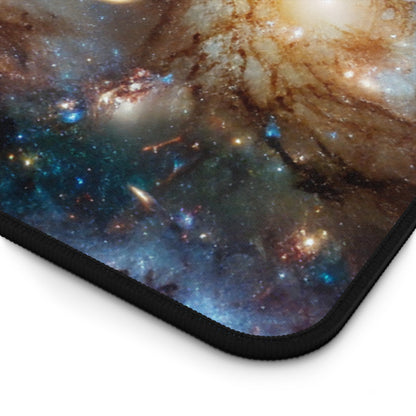 Galaxy Desk Mat - 'Frosted Galaxy' - Cosmic Gaming & Office Decor