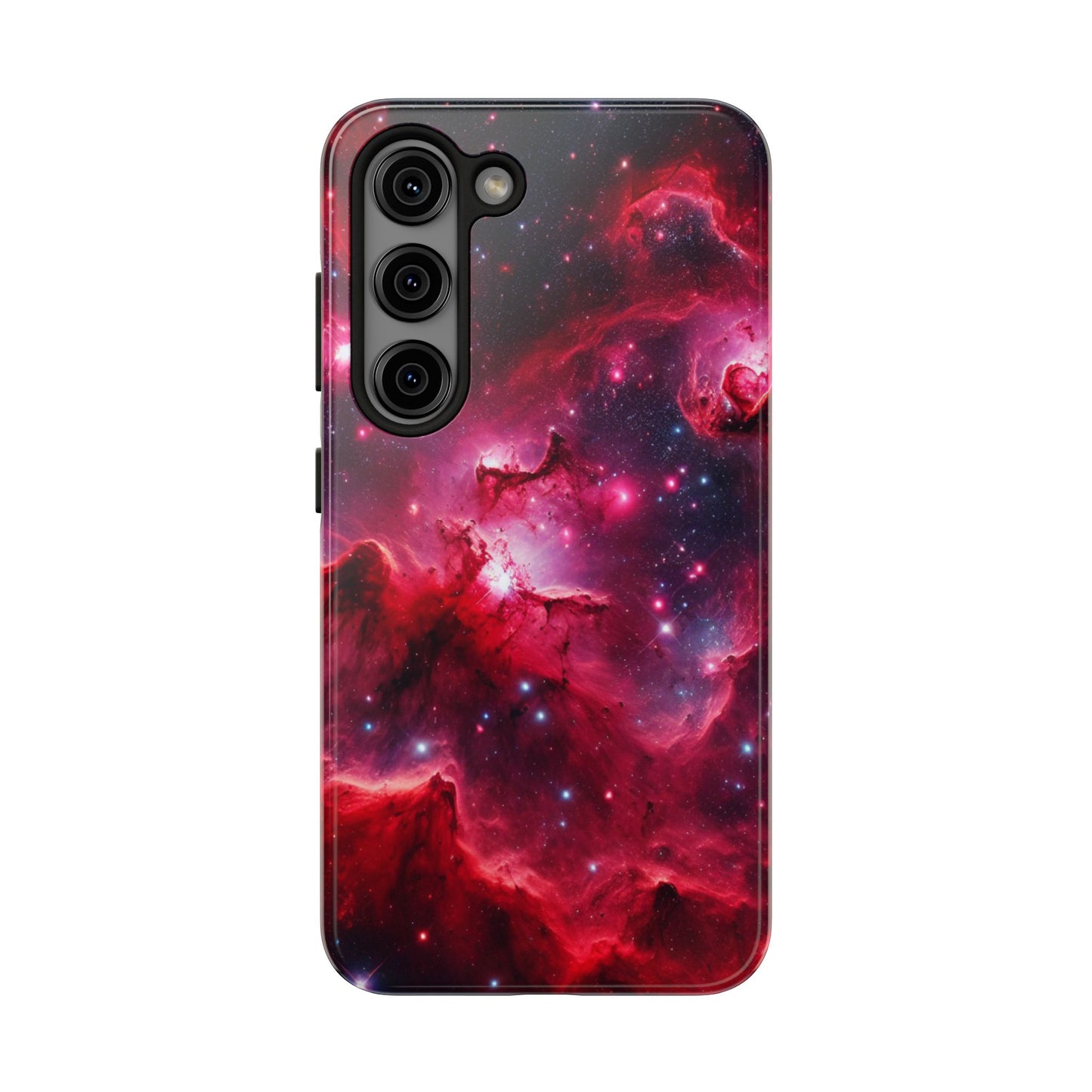 Red Galaxy Phone Case - 'Passion Nebula'