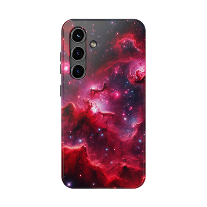Red Galaxy Phone Case - 'Passion Nebula'