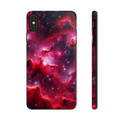 Red Galaxy Phone Case - 'Passion Nebula'