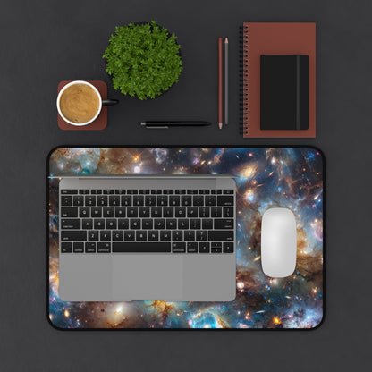 Galaxy Desk Mat - 'Frosted Galaxy' - Cosmic Gaming & Office Decor