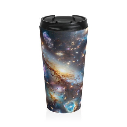 Cosmic Travel Mug - 'Frosted Galaxy' - 15oz
