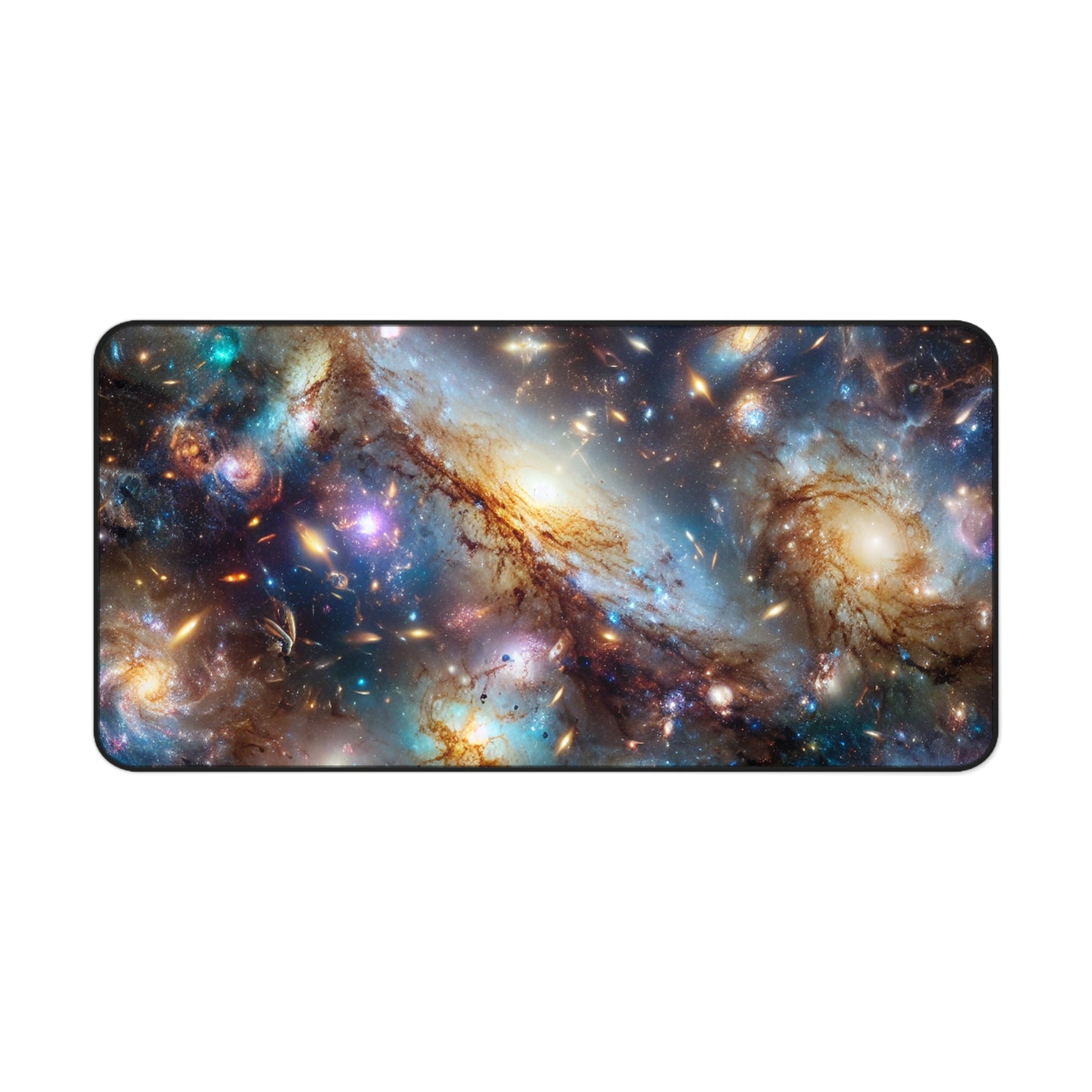 Galaxy Desk Mat - 'Frosted Galaxy' - Cosmic Gaming & Office Decor