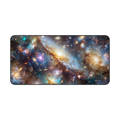 Galaxy Desk Mat - 'Frosted Galaxy' - Cosmic Gaming & Office Decor