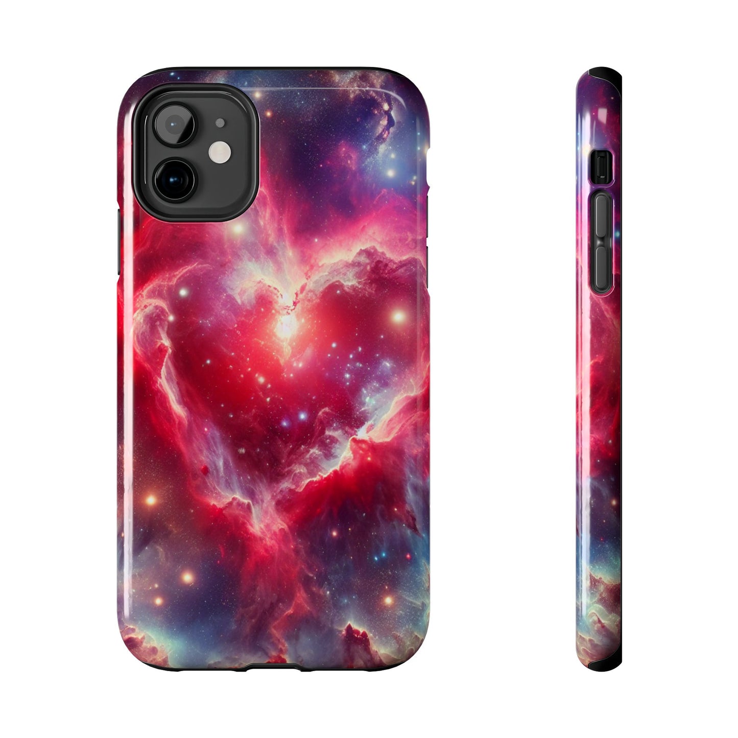 Heart Nebula Phone Case - 'Cosmic Love' Galaxy