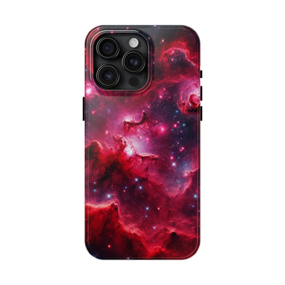 Red Galaxy Phone Case - 'Passion Nebula'