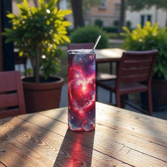 Cosmic Heart Nebula Tumbler - 'Cosmic Love' - 20oz