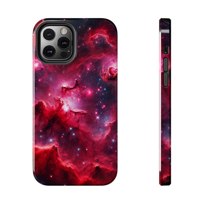 Red Galaxy Phone Case - 'Passion Nebula'