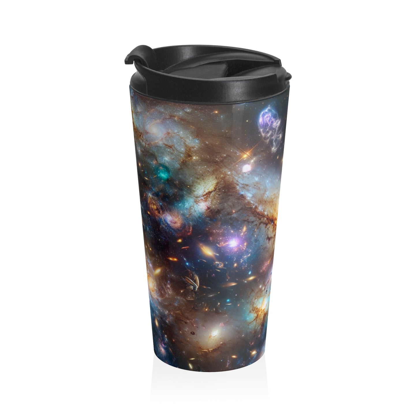 Cosmic Travel Mug - 'Frosted Galaxy' - 15oz