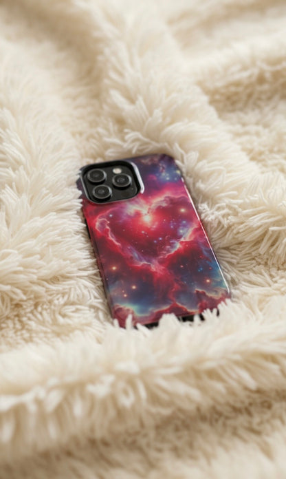 Heart Nebula Phone Case - 'Cosmic Love' Galaxy