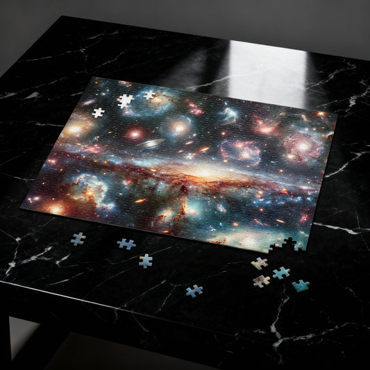 Cosmic Galactic Puzzle - 'Cosmic Mirage' - Space Themed Jigsaw